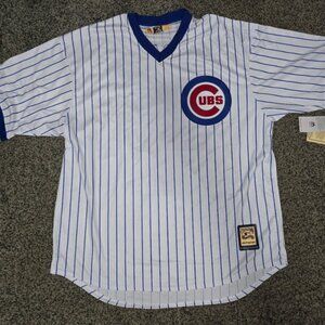 NWT Ryne Sandberg Chicago Cubs Majestic Cooperstown Cool Base Player Jersey 3XLT
